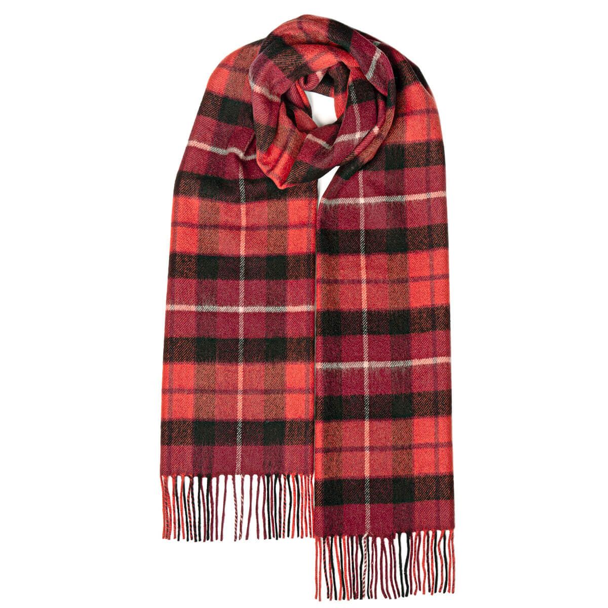 Gunn Red Lambswool Scarf - Click Image to Close